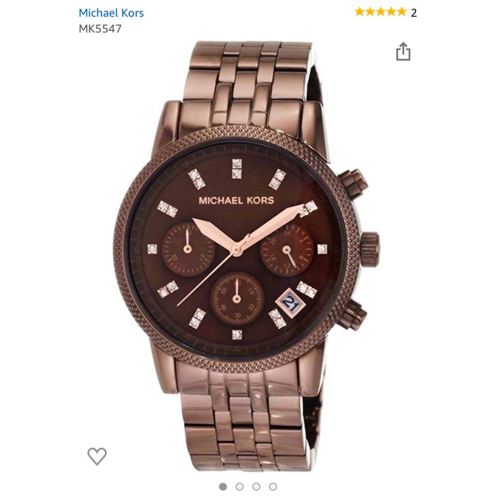 Michael Kors Chocolate Brown Watch 36MM 🐻